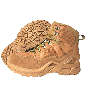 DSF16 716 Men Tan Suede <b>Hiking</b> <b>Boots</b> High Top Lace-Up Waterproof Outdoor All Seasons - Product Image 3