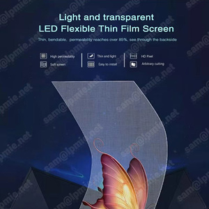 Écran LED ultra-fin LPMIE LINO, film transparent, affichage numérique intérieur, 1080P HDR10, garantie, ascenseurs, centres commerciaux - Product Image 4