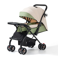 Échantillon Gratuit Poussette Pliable en Alliage, Chariot de Marche pour Bébé à Haute Position, Portable, Vente en Gros Transfrontalière, Peut Assister ou Allonger
