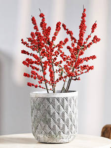 <span class=keywords><strong>Maceta</strong></span> Extra Grande de Estilo Nórdico Retro, de Cemento y Magnesio, para Plantas Verdes de Interior/Exterior - Product Image 2