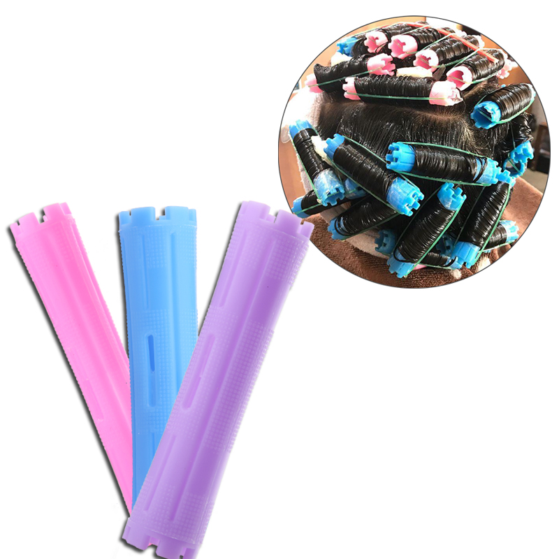 Lot De 10 Attaches Cheveux Spirale 'cordon Téléphonique' - Couleurs Bleu Et Jaune - Marque Clarissi