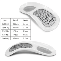 Coussinets modulaires détachables, inserts, semelles orthopédiques à soutien élevé pour adultes, orthèse pour jambes en X/O, coussin confortable et respirant en TPR