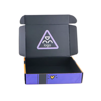 Logo personnalisé imprimé carton ondulé dur cadeau chaussure vêtements livraison boîte d'emballage