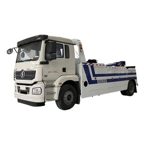Camion de dépannage lourd Shacman F3000 4x2 avec grue combinée et élévateur de roues, capacité de 13 tonnes pour le remorquage de camions - Product Image 1