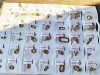 Vente en gros de composants de fabrication de bijoux en cuivre plaqué or personnalisés de la marque Zeadear, fermoirs à ressort DIY, accessoires pour colliers et bracelets