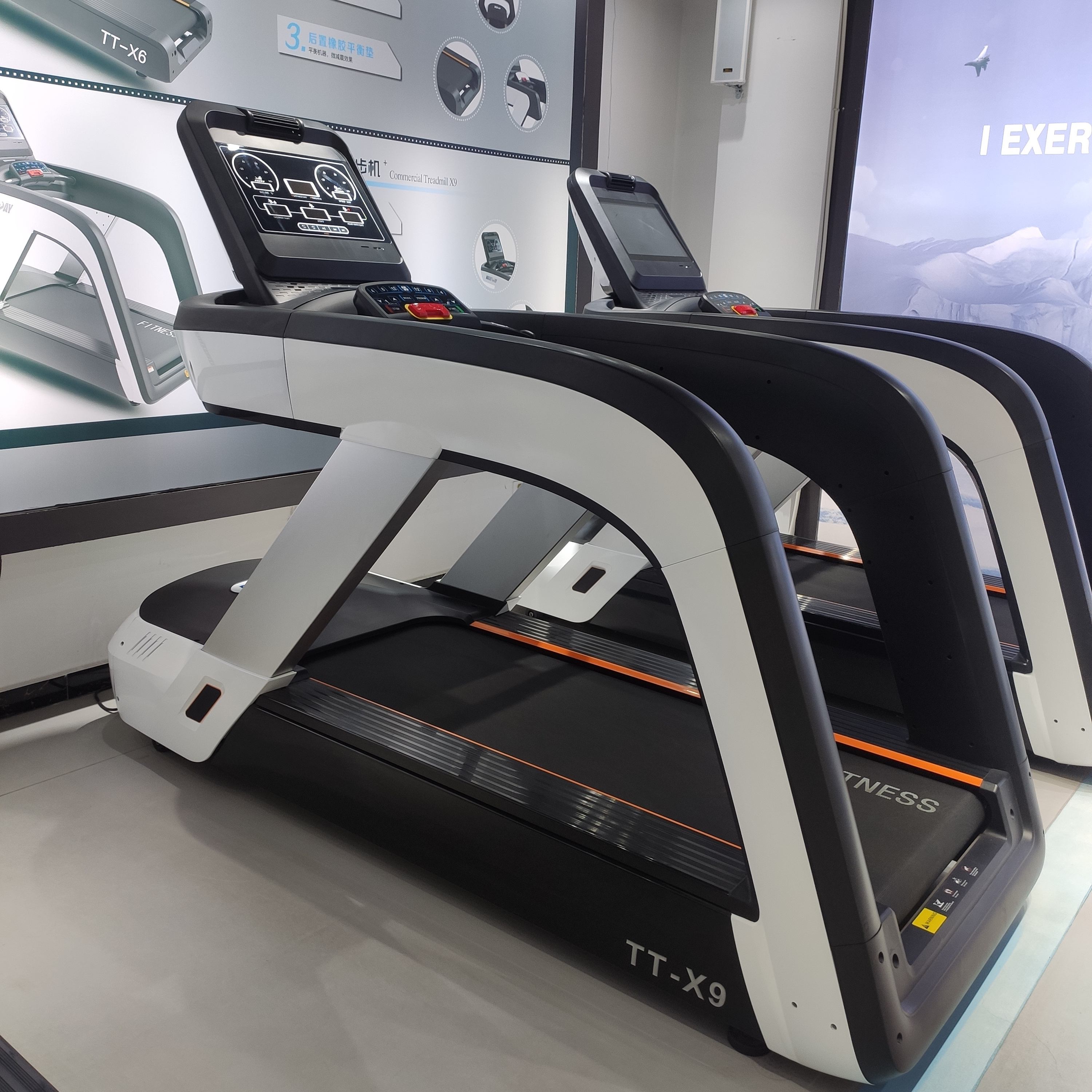 Treadmill Luxury Gym Equipment BILLNA Treadmill Store Custom A9