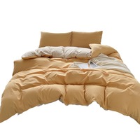 260726 Ensemble de literie de luxe pour mariage, ensemble de couette d'hôtel, couverture douce, drap-housse, protège-matelas, motifs de draps