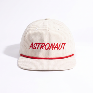 Casquette en velours côtelé non structurée à 5 panneaux avec logo brodé personnalisé OEM et fermeture snapback à cordon - Product Image 3