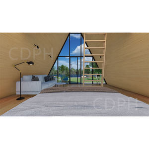 Kit de Micro-Maison Préfabriquée Moderne de Luxe <span class=keywords><strong>en</strong></span> Triangle à Charpente <span class=keywords><strong>en</strong></span> A - Product Image 5