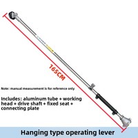 Accessoires de tondeuse à gazon à fléaux latéraux de type sac à dos avec ensemble de débroussailleuse à tube en aluminium pour l'entretien des jardins