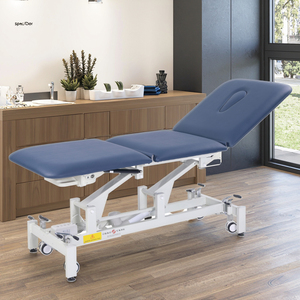 Mesa de Terapia Física Ajustable de 3 Secciones Hi-Lo, Mesa de Tratamiento CY-C108 de Metal para Clínica, Entrenador Atlético, Uso en Exteriores y Baños - Product Image 4