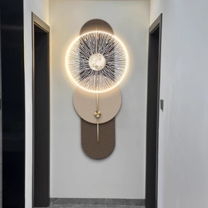 Peinture LED 3D en métal, Murale de luxe dorée sur le thème de la nature morte, Impression UV haute définition sur acrylique, Tableau décoratif en cristal - Product Image 3