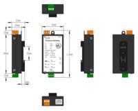Milesgo PFN1001-ARM, Convertidor de Gateway S7 para comunicación de PLC Siemens S7 a Modbus TCP/IP, OPC UA y sistemas de IoT industrial