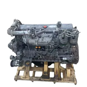 Hitachi ZAX470 motor tertibatı için 6WG 1 dizel motor montajı, Isuzu 6GW 1 motor tertibatı ekskavatör yedek parçaları kullanılır.