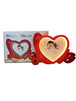 Cadre lumineux décoratif de bureau, thème Amour, décoration de mariage, décoration de la maison en forme de cœur, ornement de présentation de souvenirs