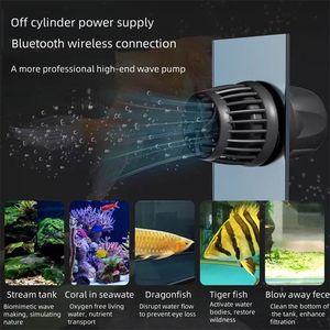 Pompa a Onde Cilindrica Jecod Jebao DMP-10 Smart Ultra Silenziosa a Frequenza Variabile con Bluetooth WIFI e Alimentazione Esterna per Uso Marino - Product Image 6