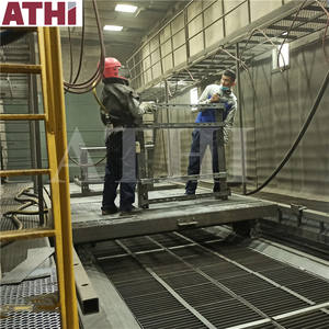 ขนาดใหญ่โครงสร้างเหล็กรถบรรทุกและร่างกายรถทำความสะอาดพื้นผิวและภาพวาดทรายระเบิดห้องพ่นผงเคลือบบูธ - Product Image 3