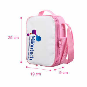 Sac isotherme de plage Millan Panic Buying noir personnalisé avec logo de marque, lavable, pour 12 canettes, idéal pour les pique-niques en extérieur - Product Image 3