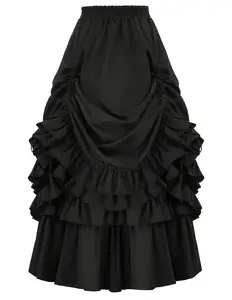 Женская готическая юбка в стиле стимпанк