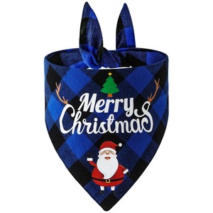 Meilleures ventes Noël : Bavoirs, foulards et colliers pour chiens et chats, motifs unis, foulards anti-bave, divers styles, accessoires vestimentaires pour animaux de compagnie - Product Image 5