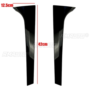 Paire d'ailes de spoiler latérales arrière Canard Splitter, pièces de rechange auto pour Skoda Kodiaq 2017-2021, ailerons de spoiler Skoda Karoq - Product Image 2