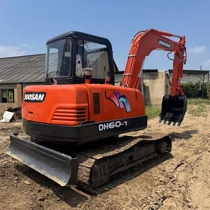Excavadora Usada Doosan DH60 de 6 Toneladas, Mini Excavadora Japonesa de Segunda Mano con EPA, Precio de Fábrica, Entrega Rápida, en Existencia - Product Image 1