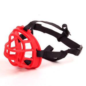 Adjustable Dog Muzzle Mesh Pet Dog Anti Barking Breathable Muzzles Mask Safety Basket Mouth Cover Mesh <strong>Cage</strong> No Bark Bite - Product Image 2