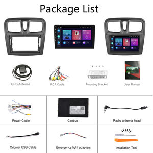 Podofo Android Radio Marco de autorradio de 9 pulgadas para Renault <span class=keywords><strong>SANDERO</strong></span>/SYMBOL 2014-2017 <span class=keywords><strong>Carplay</strong></span> Android Auto BT WiFi accesorios de coche - Product Image 6