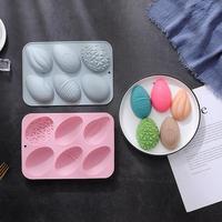 M61629 Moule en silicone pour gâteau, plateau de cuisson pour œufs de Pâques colorés, moule à gâteau pour les fêtes