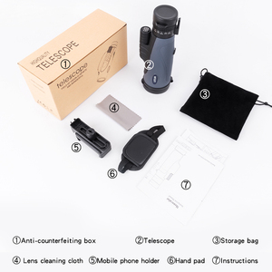 Xuesun — 10-30X50, monoculaire 4k, à fort grossissement, télescope pour <span class=keywords><strong>smartphone</strong></span> - Product Image 5