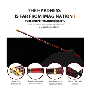 3m-7.2 מ 'סיטונאי זרם דיג מוטות פחמן יד מוט קרפיון יד מוט נסיעות דיג - Product Image 4