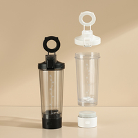 Bouteille de shaker à protéines électrique rechargeable par USB, mélangeur automatique, bouteille d'eau portable, gobelet de shaker en plastique pour la salle de sport et le fitness