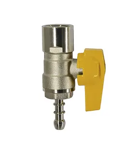 1/2" - 1" Inch F x M Thread Nickel Oil and Gas Brass Ball Valve Manufacturers