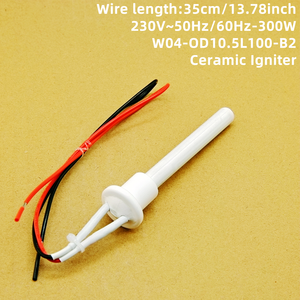 Biomasse Pellet Keramik Zünder, 220V 350W Schwarz Zünder, Heizrohr, Kernofen, Grill ofen, Kamin Zubehör - Product Image 5