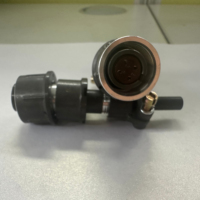 Conector Circular YMYS Duradero con Enchufe Hembra Ruso de 2 Pines, Modelo M12 para Equipos Aeroespaciales, de Plástico, Aluminio, Latón y Estaño