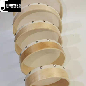 Jingying 2024 <span class=keywords><strong>Musique</strong></span> Instrument à percussion pour enfants Vente en gros Tambourins en peau de mouton Bouleau Canapé Nail <span class=keywords><strong>Tambourin</strong></span> Tambour Catégorie - Product Image 4