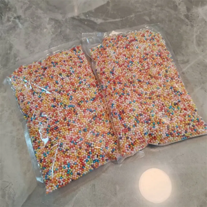 Torta di perle di zucchero di colore misto e decorazioni per gelato spruzzi commestibili strumenti di cottura e pasticceria di dimensioni miste gusto dolce forma solida - Product Image 5