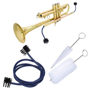 Kit de Cuidado para <span class=keywords><strong>Trompeta</strong></span> de 7 Piezas, Componentes de Plástico y Metal, Incluye Silenciador Deslizante Pequeño, Cepillo para Boquilla, Accesorios Esenciales - Product Image 4