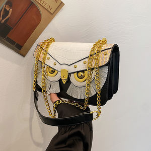 新しいデザインの高級バンケットバッグフクロウ型ファッショナブルなクロスボディバッグ人気のカジュアルな女性のクロコダイルパターンショルダーバッグ - Product Image 2