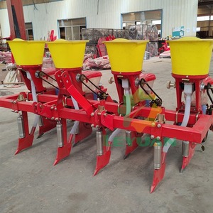 Corn Soybean Seeder Fertilizer <b>Machine</b> 4 <b>Row</b> One Pass Sowing Fertilizing Agricultural Equipment - Product Image 2