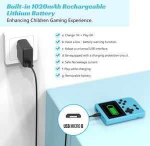 Retro <b>Portable</b> Handheld Game Console with Android 10 500 Built-In Games Color Display 400mAh Battery - Product Image 4