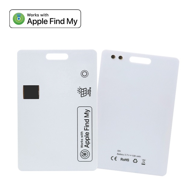 Locator Solar Charging Smart Find My Device Tracker with Real Time Tracking  Card Tag IPX68 Waterproof Custom logo Color