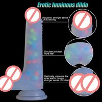 Jouet sexuel en silicone populaire pour adultes, Dildo anal en silicone transparent, Dildo réaliste en silicone de grande taille pour femmes