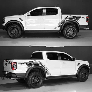 สติ๊กเกอร์ตกแต่งขอบประตูท้ายรถยนต์ยี่ห้อ XTX สำหรับ Ranger Next Gen Wildtrak XLT Raptor ปี 2022-2025 วัสดุไวนิล ใช้ซ้ำได้ - Product Image 2