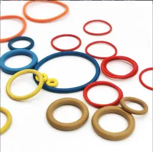 טבעת O מצופה PTFE בהתאמה אישית בצבעים שונים עמיד FKM NBR PP וחומר מתכת עבור אטמים מכניים בלחץ גבוה