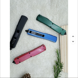 Camping Folding Outdoor Self Defense OTF Automatic Pocket <b>Clip</b> Knife Handle Switch Blade Blank Assisted WKC-K-1 Retractable Desi - Product Image 3