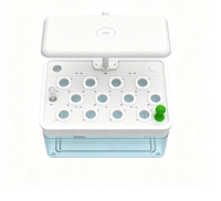Machine de culture hydroponique intelligente symbiotique poisson-plante avec éclairage LED à spectre complet pour la culture hors sol en intérieur