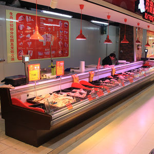 Exhibidor Refrigerado de 2m para Supermercado, Vitrina Refrigerada para Carnes y Mariscos - Product Image 2