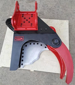 Idraulico Tree Shear legno Grapple Log Splitter <span class=keywords><strong>escavatore</strong></span> con motore pompa per la silvicoltura per il taglio di diametri legno - Product Image 6