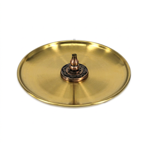 Aluminium Metal Round Eco-friendly Japanese Style Incense Holder for Home Temple Religious Use-Low Prices Exporters Best Offers - Product Image 1